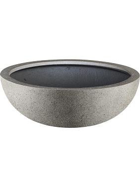Кашпо Grigio bowl natural concrete