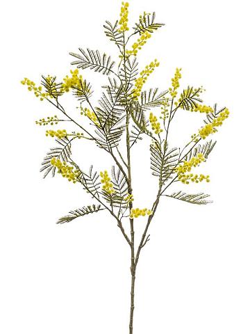 Мимоза ветвь с желтыми цветами искусственная Мимоза ветвь с желтыми цветами искусственная