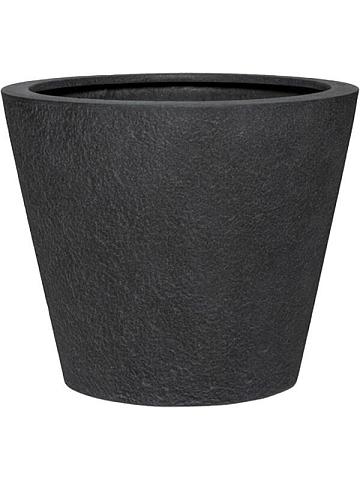 Кашпо Granite bucket m midnight black