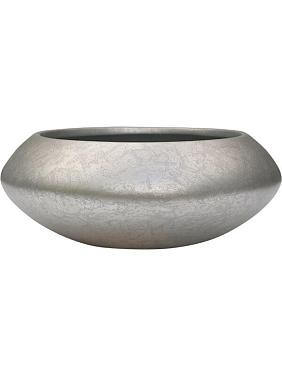 Кашпо Baq metallic silver leaf bowl ufo matt light champagne Кашпо Baq metallic silver leaf bowl ufo matt light champagne