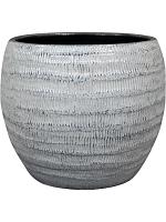 Кашпо Manuel pot shiny grey D22 H18 см