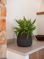 Кашпо Mediterranean hestia l umber brown D52 H46 см