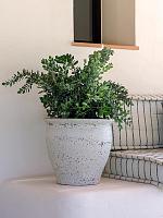 Кашпо Mediterranean poseidon m chalk white D52 H47 см