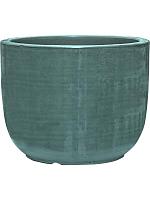 Кашпо Plain striped couple aqua D27 H21 см Кашпо Plain striped couple aqua D27 H21 см