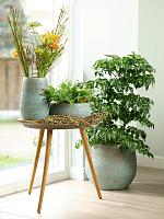 Кашпо Ryan pot shiny blue D36 H32 см