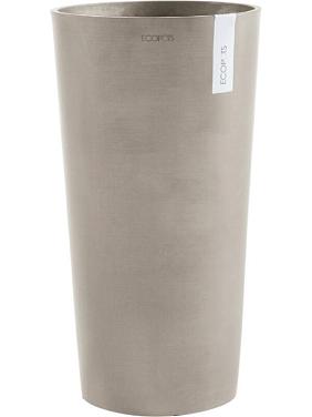 Кашпо Ecopots amsterdam extra high 90 taupe Кашпо Ecopots amsterdam extra high 90 taupe