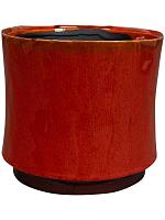 Кашпо Nolan pot red D19 H17 см