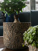 Кашпо Maxim pot shiny earth D20 H17 см