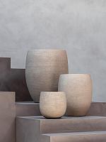 Кашпо Terreno tall balloon sand D40 H50 см