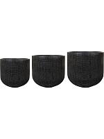 Кашпо Balia pot concrete (набор 3 шт) D37 H37 см