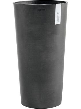 Кашпо Ecopots amsterdam high 76 dark grey Кашпо Ecopots amsterdam high 76 dark grey