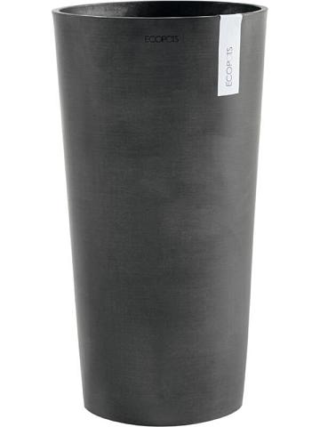 Кашпо Ecopots amsterdam high 76 dark grey Кашпо Ecopots amsterdam high 76 dark grey