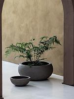 Кашпо Terreno bowl clay D40 H17 см