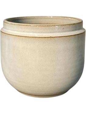 Кашпо Faisa pot shiny white