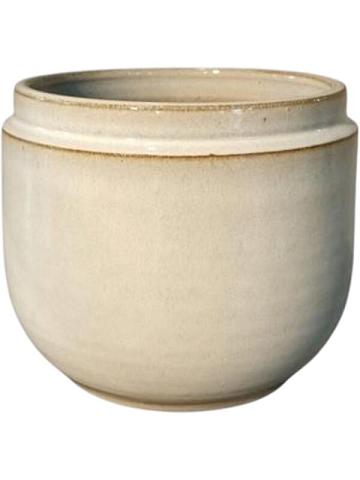 Кашпо Faisa pot shiny white
