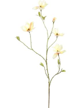 Магнолия ветвь с персиковыми цветами искусственная Магнолия ветвь с персиковыми цветами искусственная