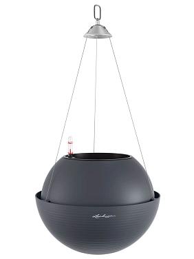 Кашпо подвесное Lechuza Bola Color 32 серый