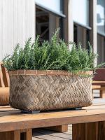 Кашпо Bohemian nouri xs bamboo L40 W20 H21 см Кашпо Bohemian nouri xs bamboo L40 W20 H21 см