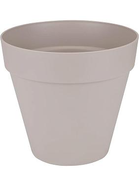 Кашпо Loft urban round warm grey