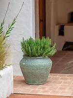 Кашпо Mediterranean eros l, rustic green D54 H46 см