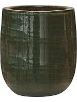 Кашпо Plain striped darcy olive D20 H23 см Кашпо Plain striped darcy olive D20 H23 см