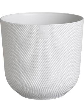 Кашпо Jazz round silky white