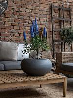 Кашпо Fiberstone cora m grey D72 H36 см Кашпо Fiberstone cora m grey D72 H36 см