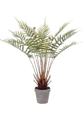 Папоротник Диксония в горшке искусственный