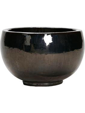 Кашпо Plain bowl metal glaze Кашпо Plain bowl metal glaze