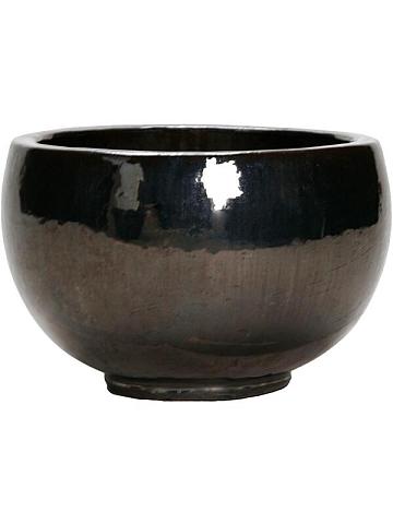 Кашпо Plain bowl metal glaze Кашпо Plain bowl metal glaze