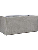 Кашпо Antwerp rectangle planter grey brown L100 W47 H47 см