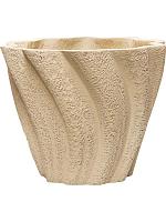 Кашпо Drift pot cream D30 H24 см