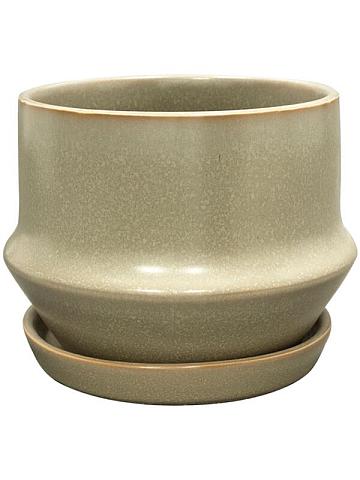 Кашпо с поддоном Jent pot with saucer mint Кашпо с поддоном Jent pot with saucer mint