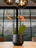 Кашпо Norell pot black D21 H20 см Кашпо Norell pot black D21 H20 см