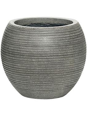 Кашпо Ridged horizontally abby s dark grey Кашпо Ridged horizontally abby s dark grey