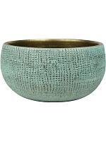 Кашпо Ryan bowl shiny blue D28 H13 см