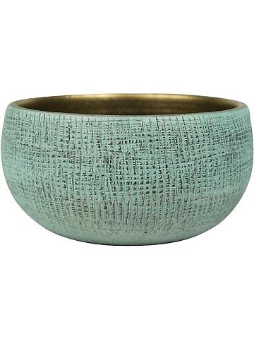 Кашпо Ryan bowl shiny blue Кашпо Ryan bowl shiny blue