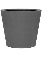 Кашпо Fiberstone bucket l grey D70 H60 см