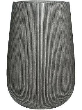 Кашпо Ridged vertically patt high m dark grey Кашпо Ridged vertically patt high m dark grey