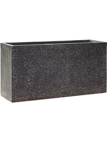 Кашпо Baq terrazzo rectangle black Кашпо Baq terrazzo rectangle black