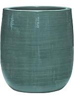 Кашпо Plain striped darcy aqua D28 H31 см Кашпо Plain striped darcy aqua D28 H31 см