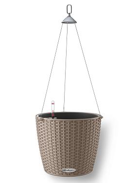 Кашпо подвесное Lechuza Nido Cottage 28 бежевый