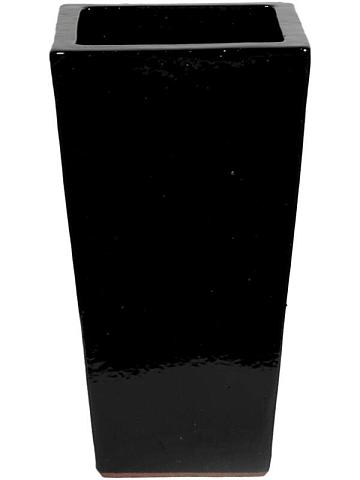 Кашпо Plain kubis black shiny Кашпо Plain kubis black shiny