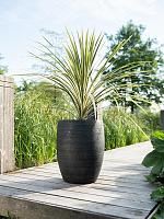 Кашпо Ciana vase black (набор 2 шт) D55 H68 см