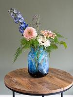 Ваза Asha vase blue ocean D17 H24 см Ваза Asha vase blue ocean D17 H24 см