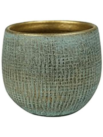 Кашпо Ryan pot shiny blue Кашпо Ryan pot shiny blue
