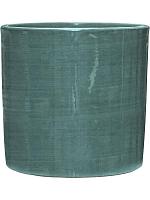 Кашпо Plain striped cylinder aqua D36 H36 см Кашпо Plain striped cylinder aqua D36 H36 см