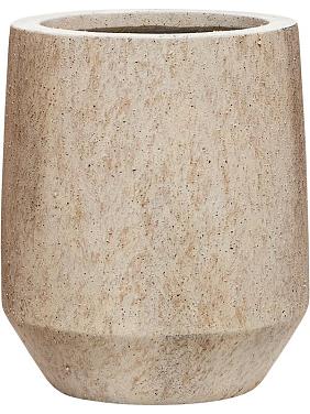 Кашпо Mineral harrith high l travertine beige Кашпо Mineral harrith high l travertine beige