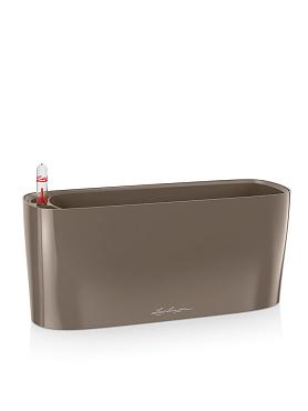 Кашпо Lechuza Delta 10 (серо-коричневый лакированный)