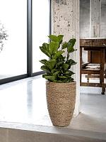 Кашпо Bohemian ben m straw grass D30 H41 см